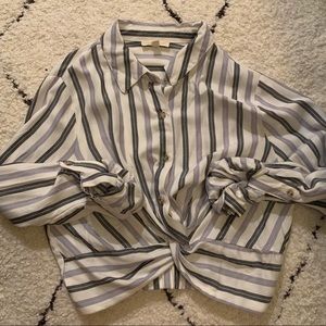 Women’s Agaci Striped Button Up